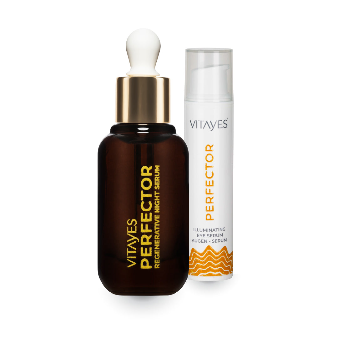 Revitalizing Eye and Night Serum Duo: Reduce Dark Circles & Anti-Aging Cell Renewal