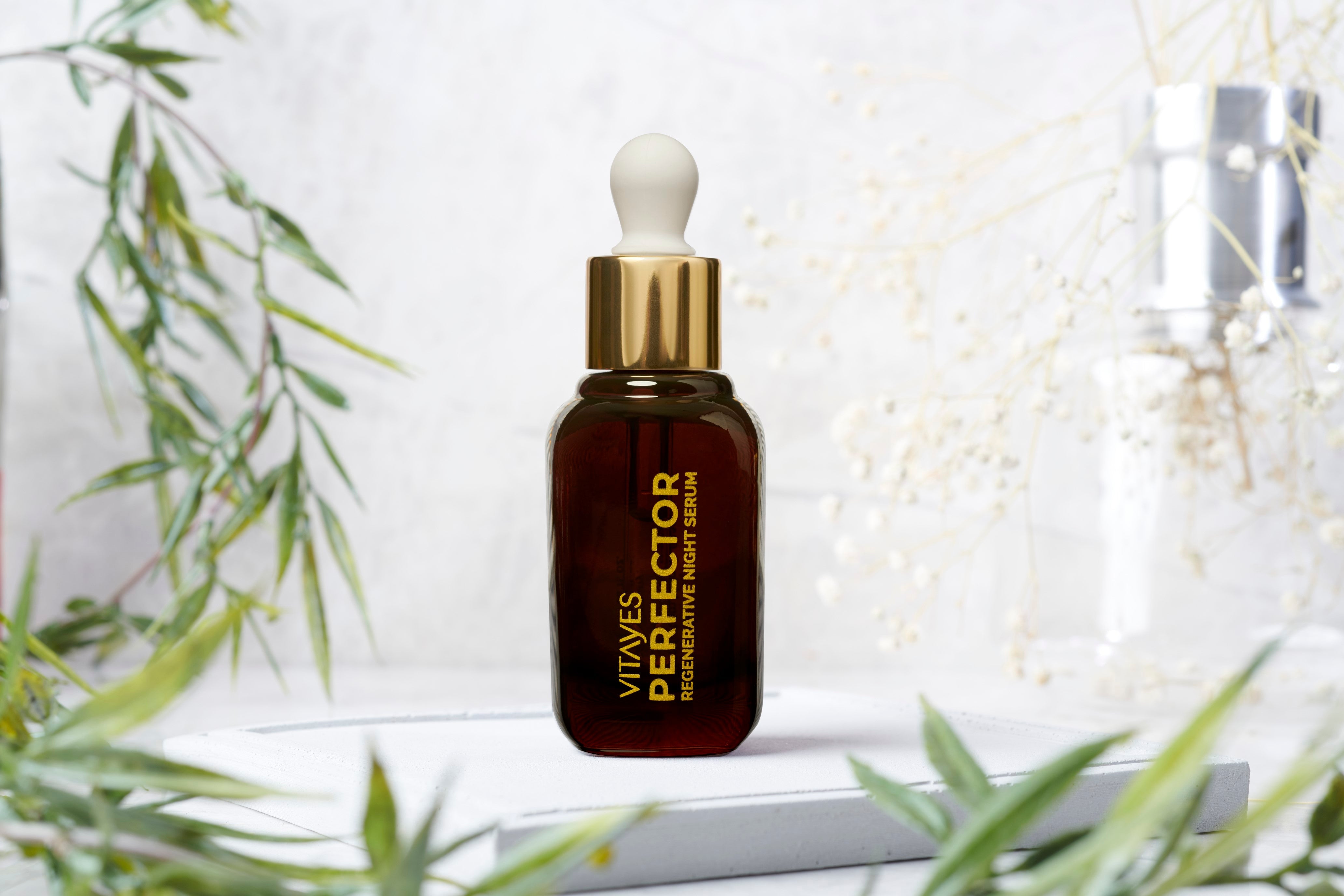 Intensive night care serum with Herbal glow NRG for radiant and refres